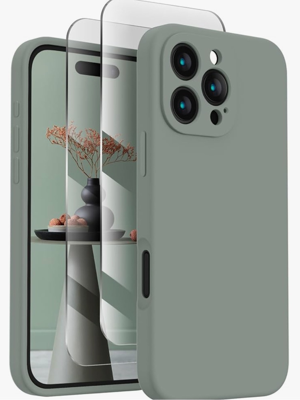 Silicone Case for iPhone 16 Pro Max - Calke Green